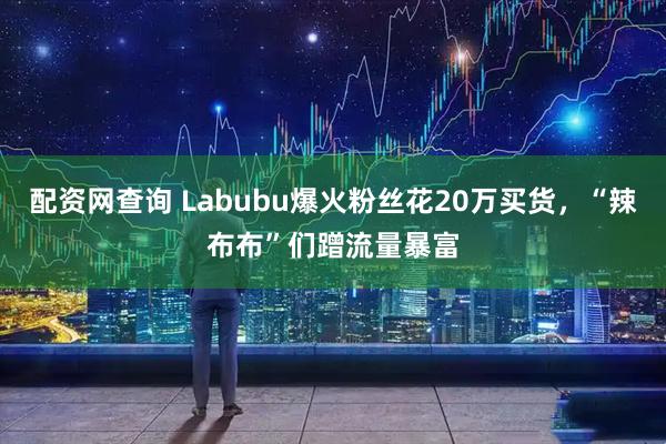 配资网查询 Labubu爆火粉丝花20万买货，“辣布布”们蹭流量暴富