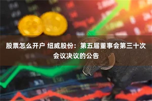股票怎么开户 纽威股份：第五届董事会第三十次会议决议的公告